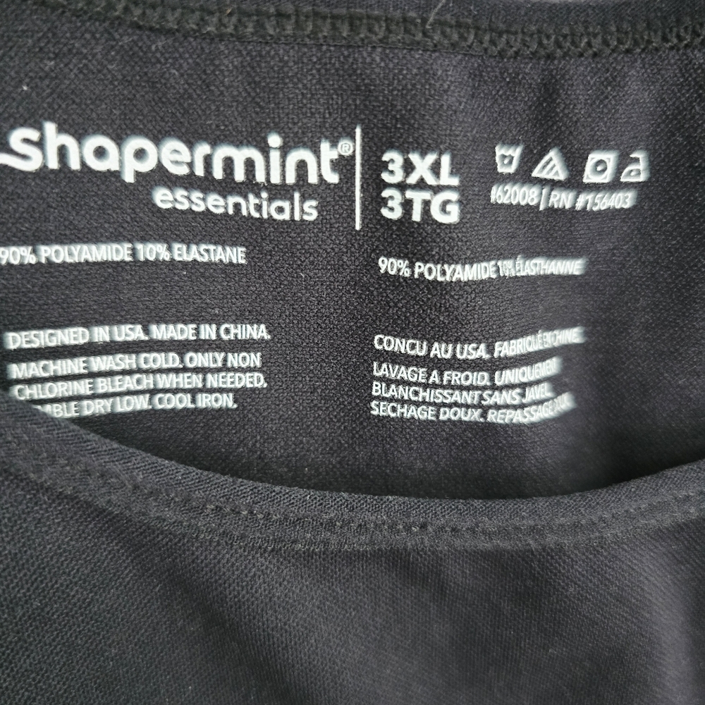 Black Shapermint Essentials Compression Tank - image 3